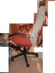 Darba pārvilkts auduma krēsls
