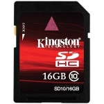 Kingston MEMORY SECURE DIGITAL HC 16GB/CLASS10 SD10/16GB